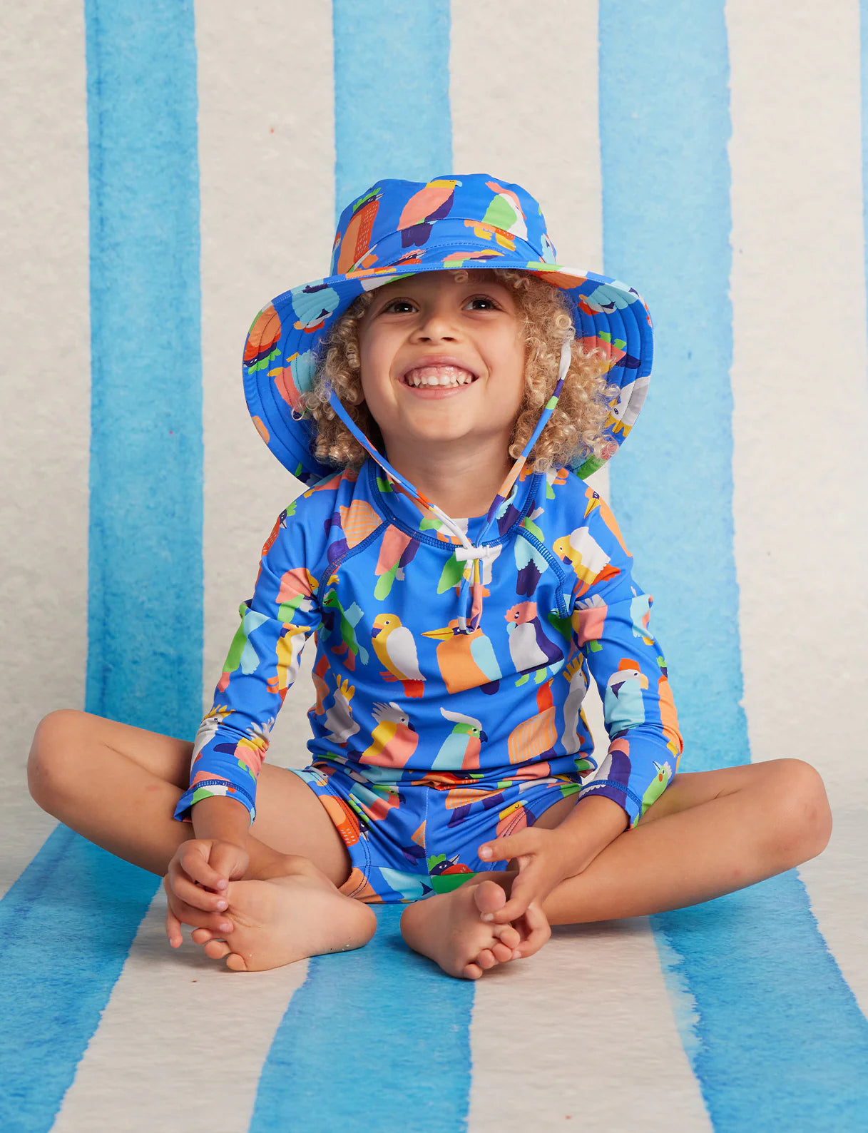 Halcyon Nights - Swim Bucket Hat Flamin' Galah