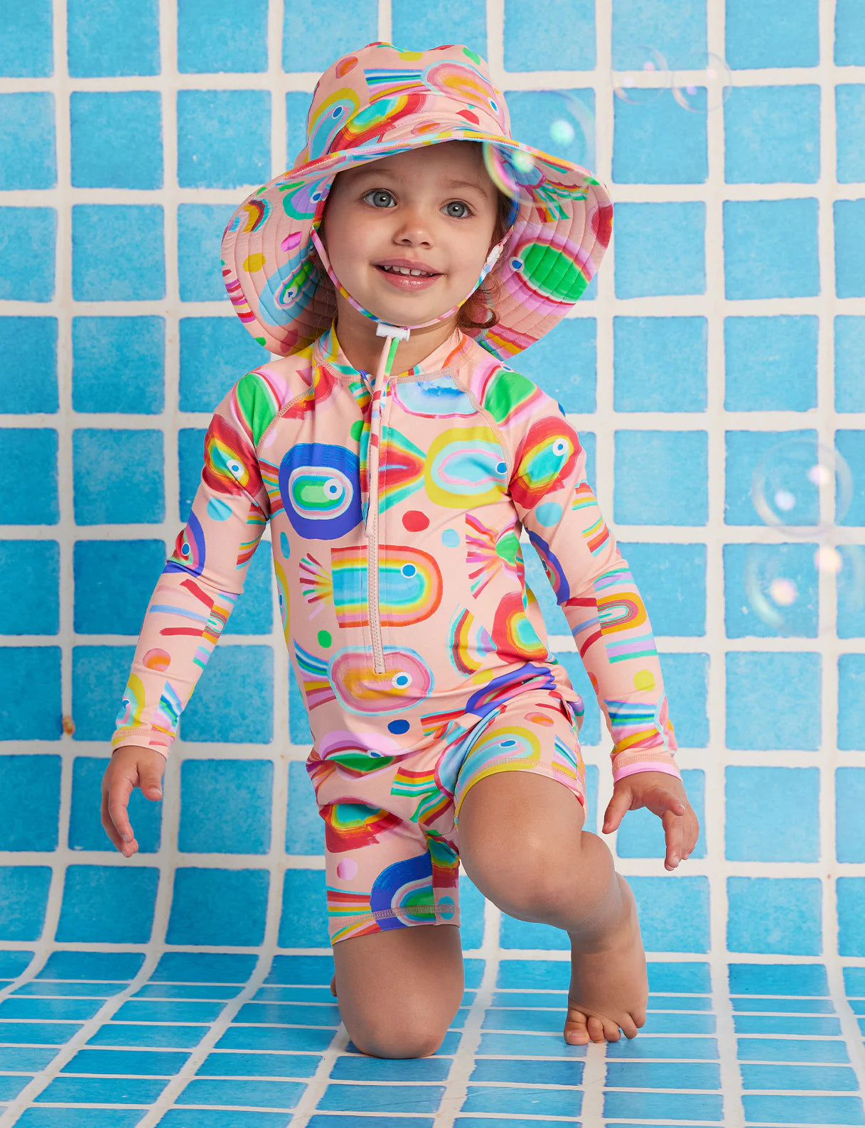 Halcyon Nights - Swim Bucket Hat Fancy Fins