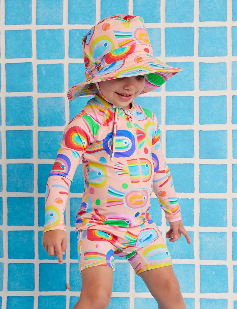 Halcyon Nights - Swim Bucket Hat Fancy Fins