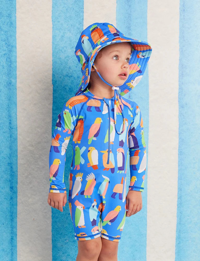 Halcyon Nights - Long Sleeve Rash Suit Flamin' Galahs