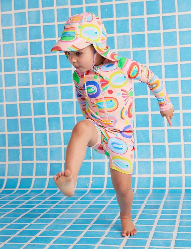 Halcyon Nights - Long Sleeve Rash Suit Fancy Fins