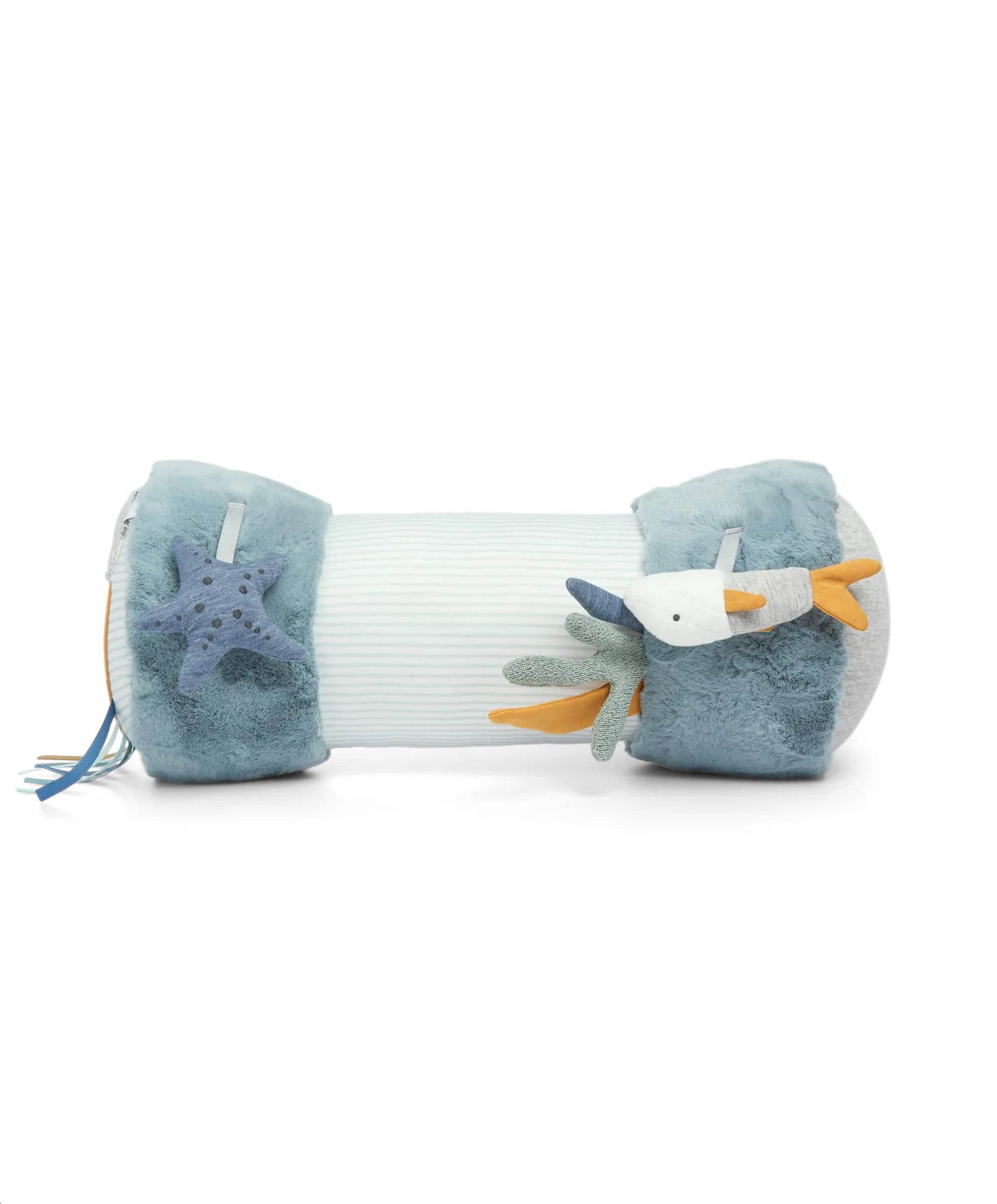 Mamas & Papas Tummy Time Roll - Welcome to the World - Blue
