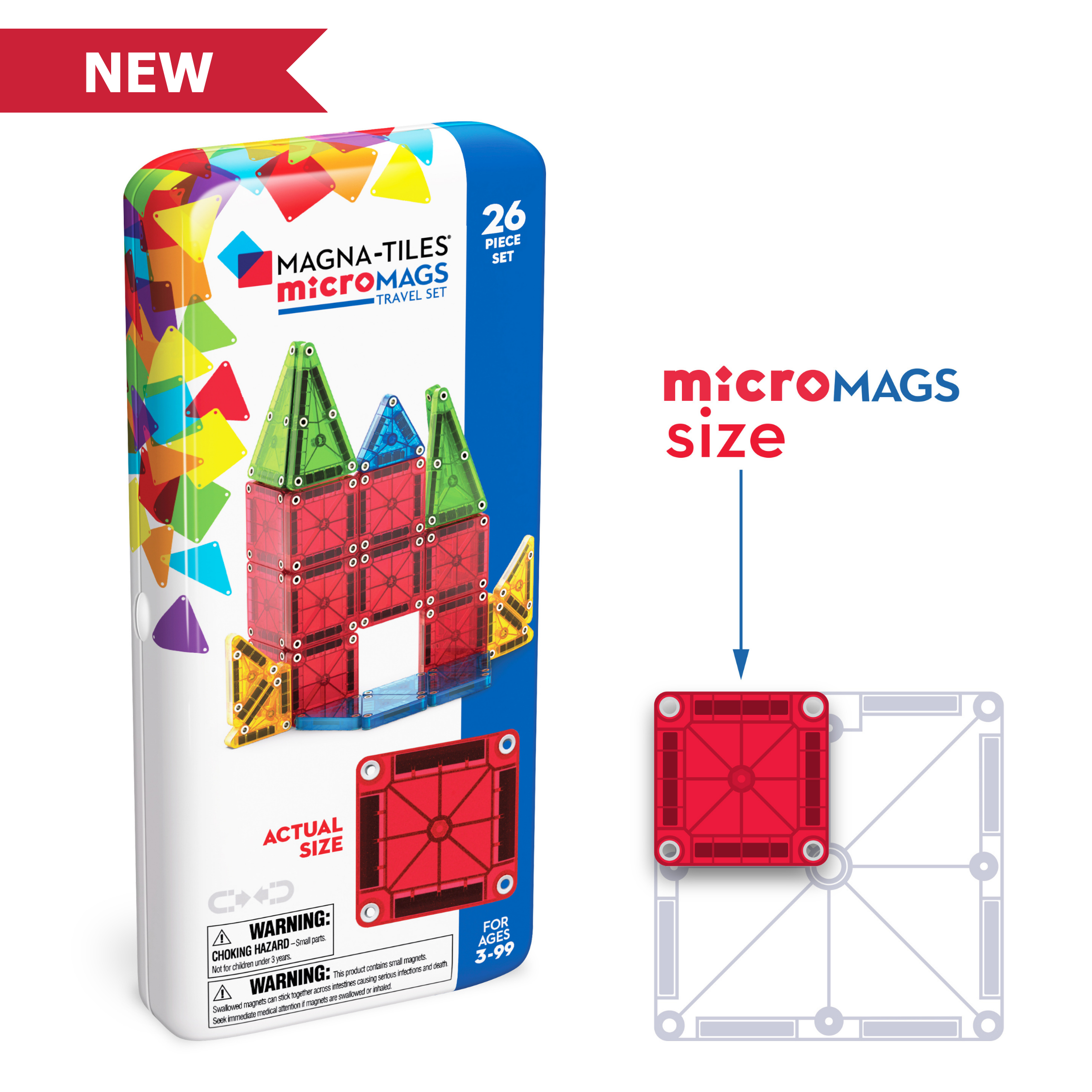 Magna-Tiles - MicroMAGS Travel Set