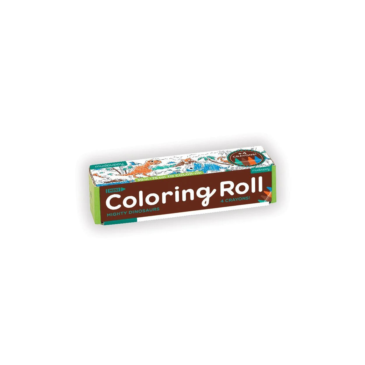 Mudpuppy Colouring Roll – Dinosaurs