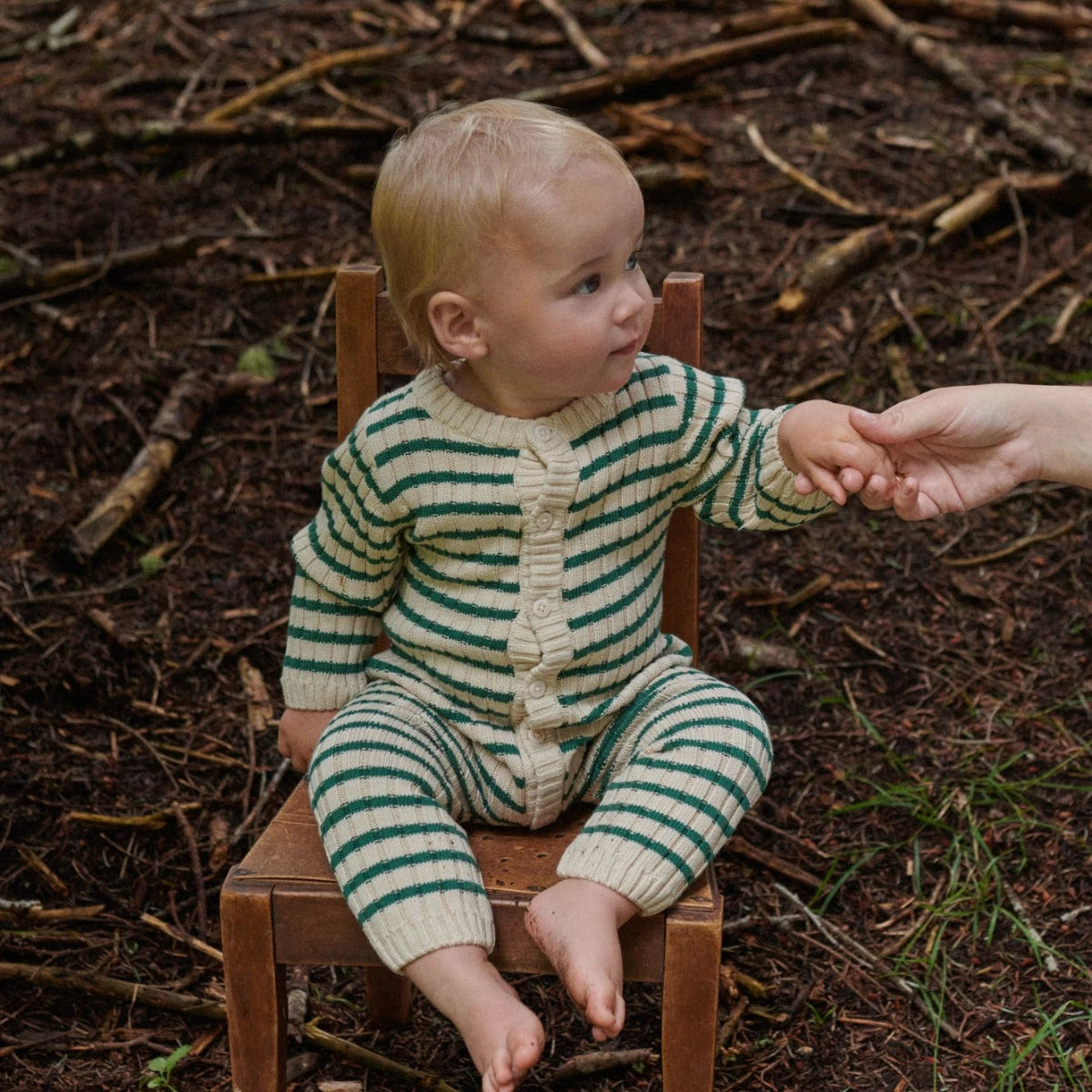 Nature Baby - Lou Suit - Pine Sailor Stripe