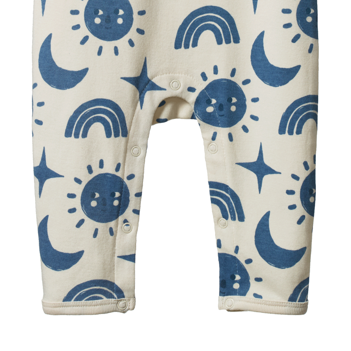 Nature Baby - Henley Sleep Suit - Twilight Print