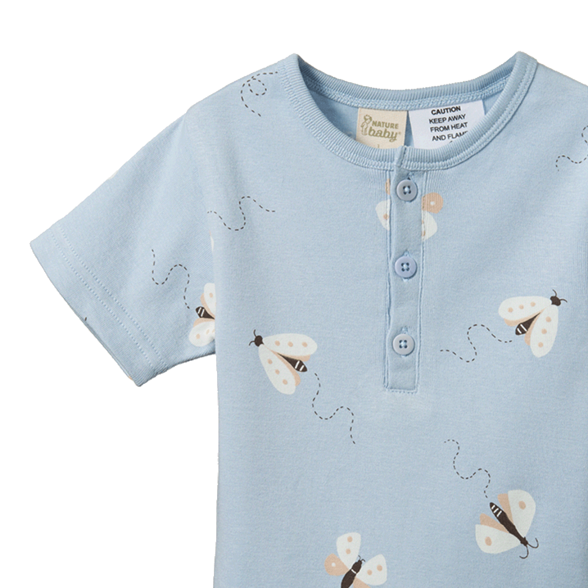 Nature Baby - Short Sleeve Pyjama Set - Butterfly Dance