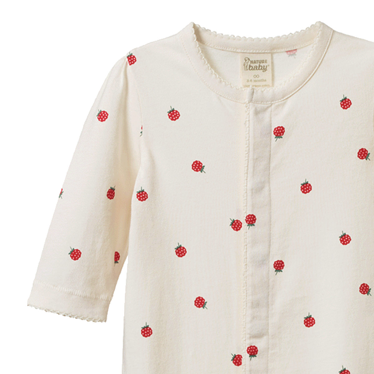 Nature Baby - Lucy Suit - Raspberry Print