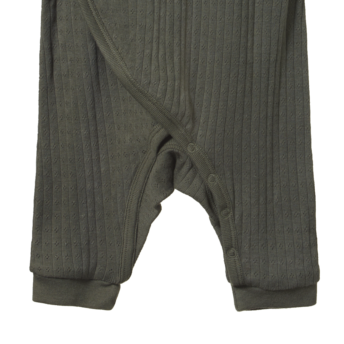 Nature Baby - Pointelle Kimono Stretch & Grow - Thyme