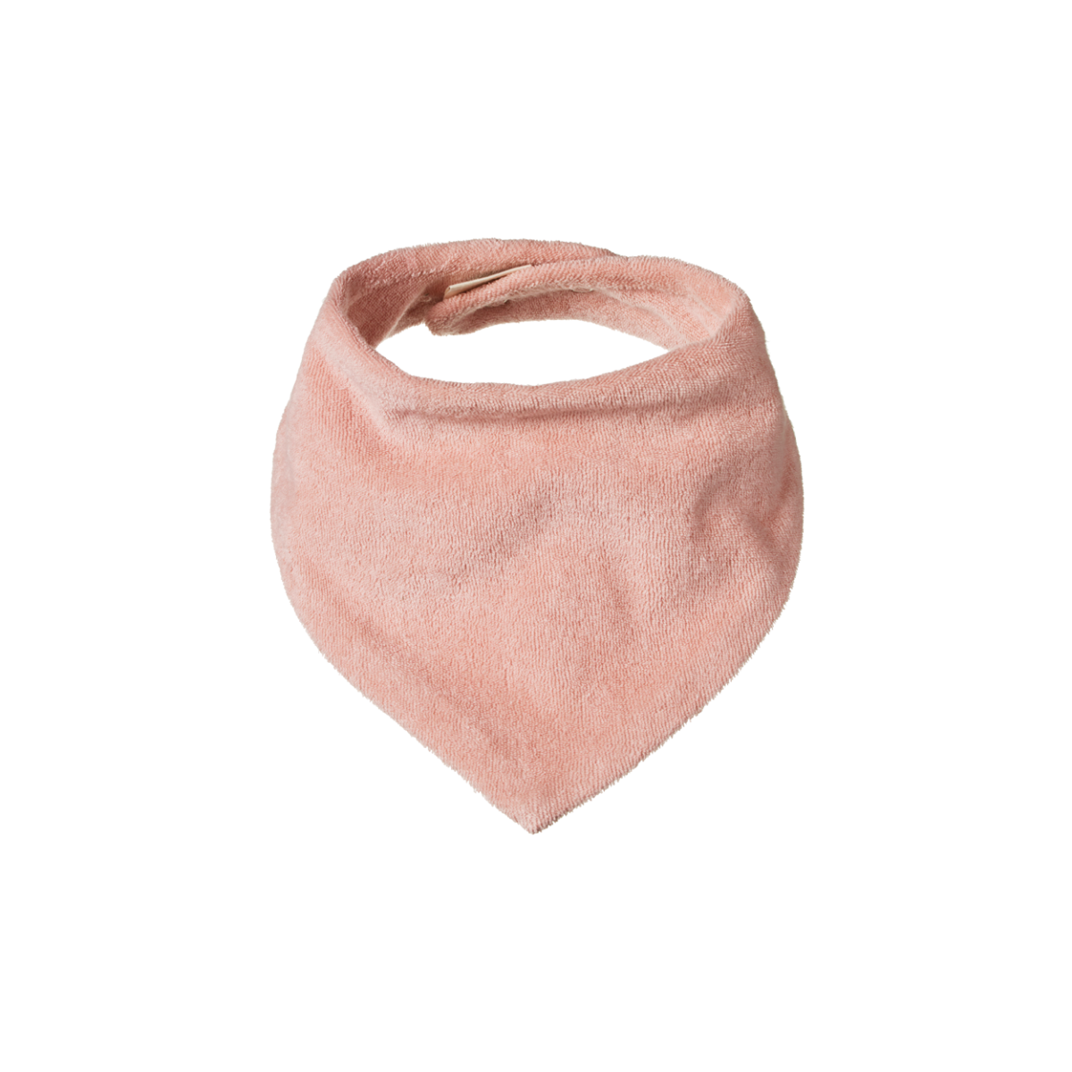 Nature Baby - Terry Triangle Bib -  Rose Bud