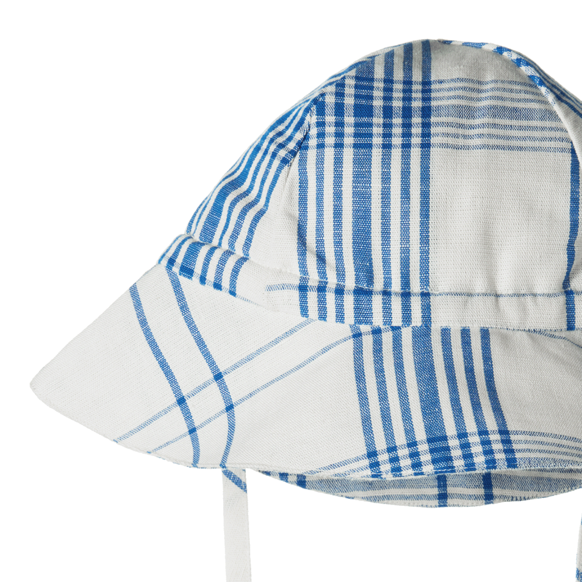 Nature Baby - Clyde Check Linen Sunhat