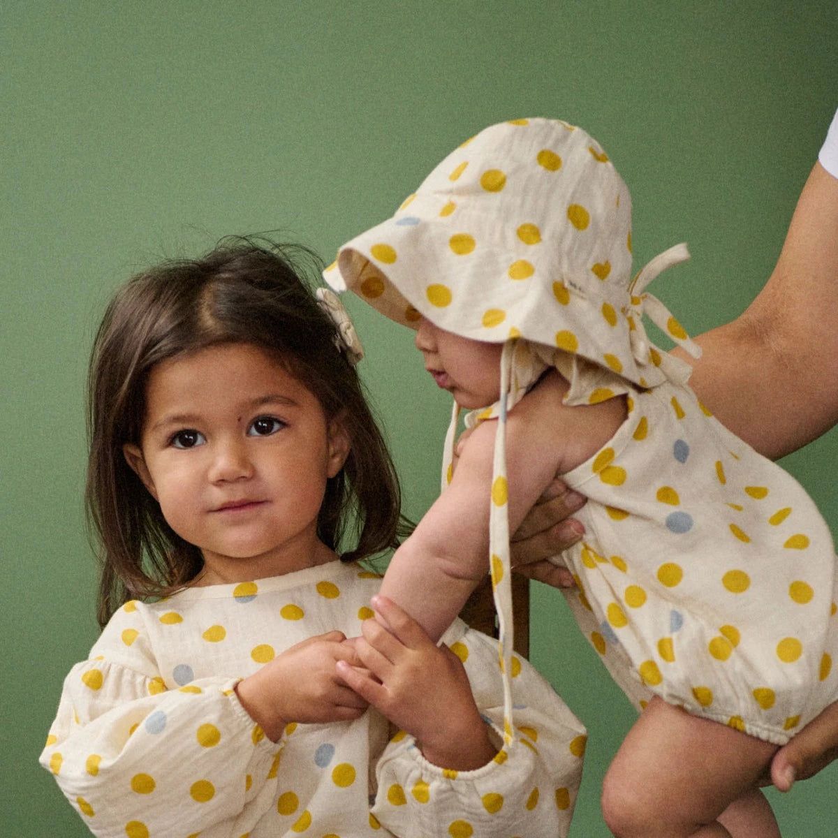 Nature Baby - Summer Polka Dot Petal Suit