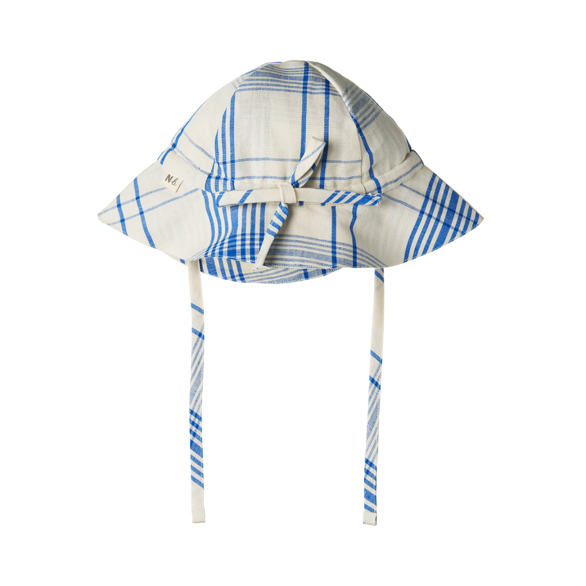 Nature Baby - Clyde Check Linen Sunhat