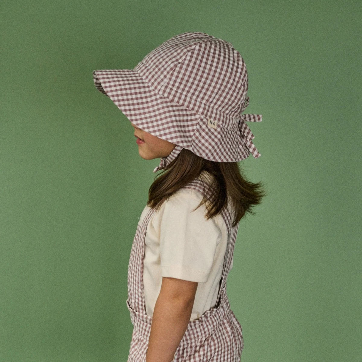 Nature Baby - Twilight Check Gingham Sunhat