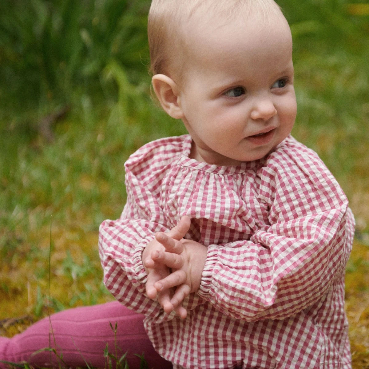 Nature Baby - Organic Cotton Tights - Jam