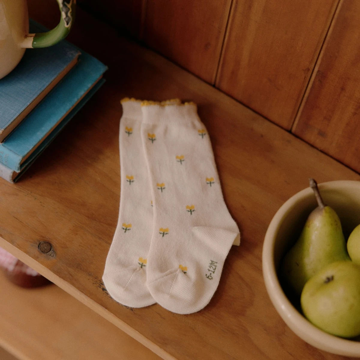 Nature Baby - Organic Cotton Sock - Tulips