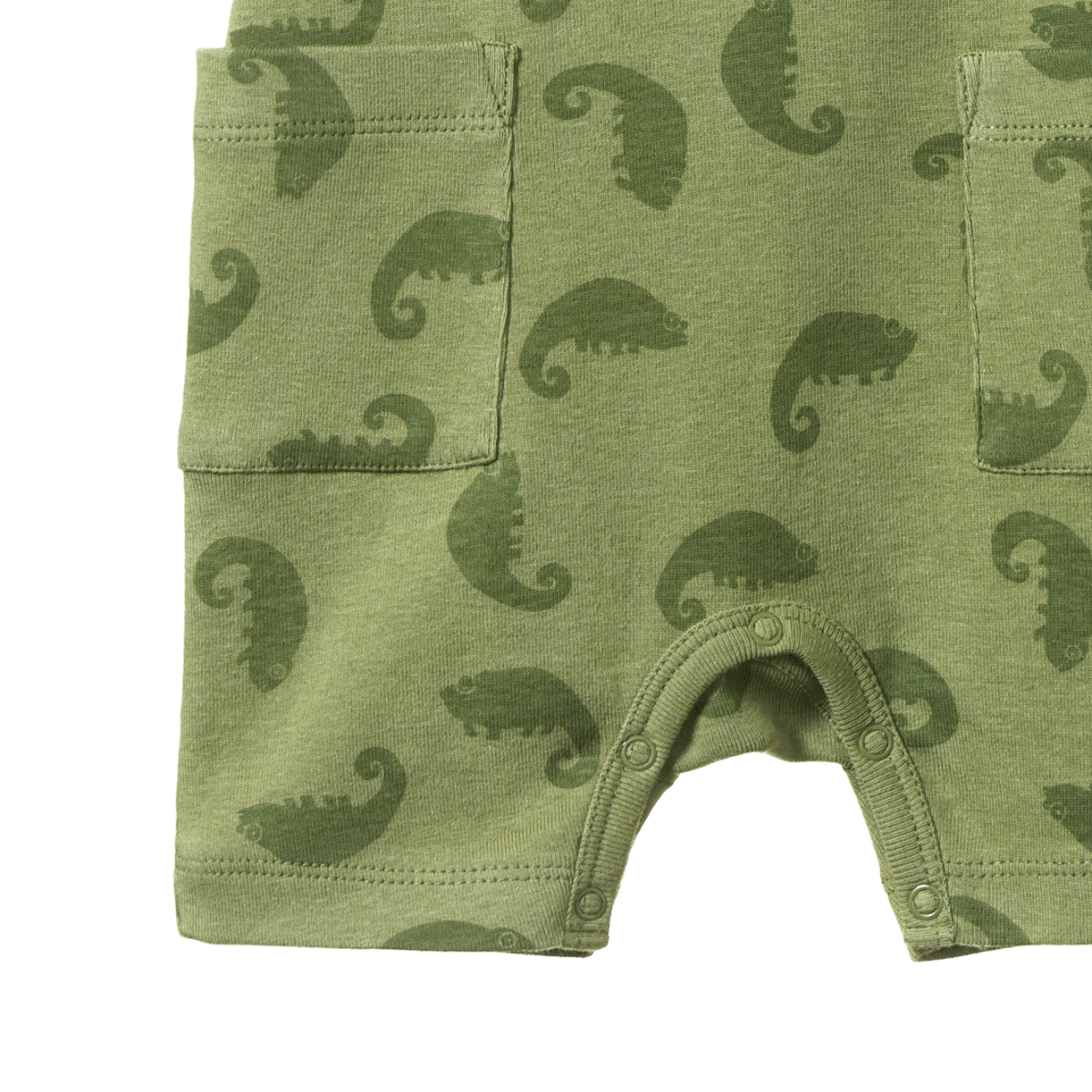 Nature Baby - Camper Suit - Chameleon Print