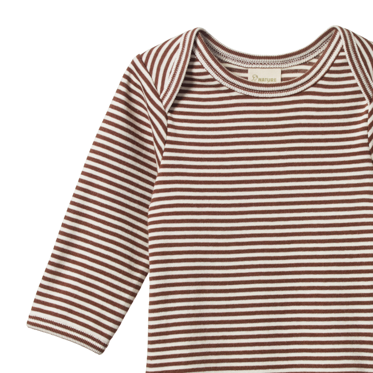 Nature Baby - Long Sleeve Bodysuit - Pinecone Stripe