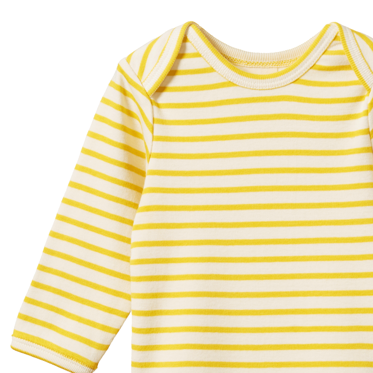 Nature Baby - Long Sleeve Bodysuit - Sunburst Sailor Stripe