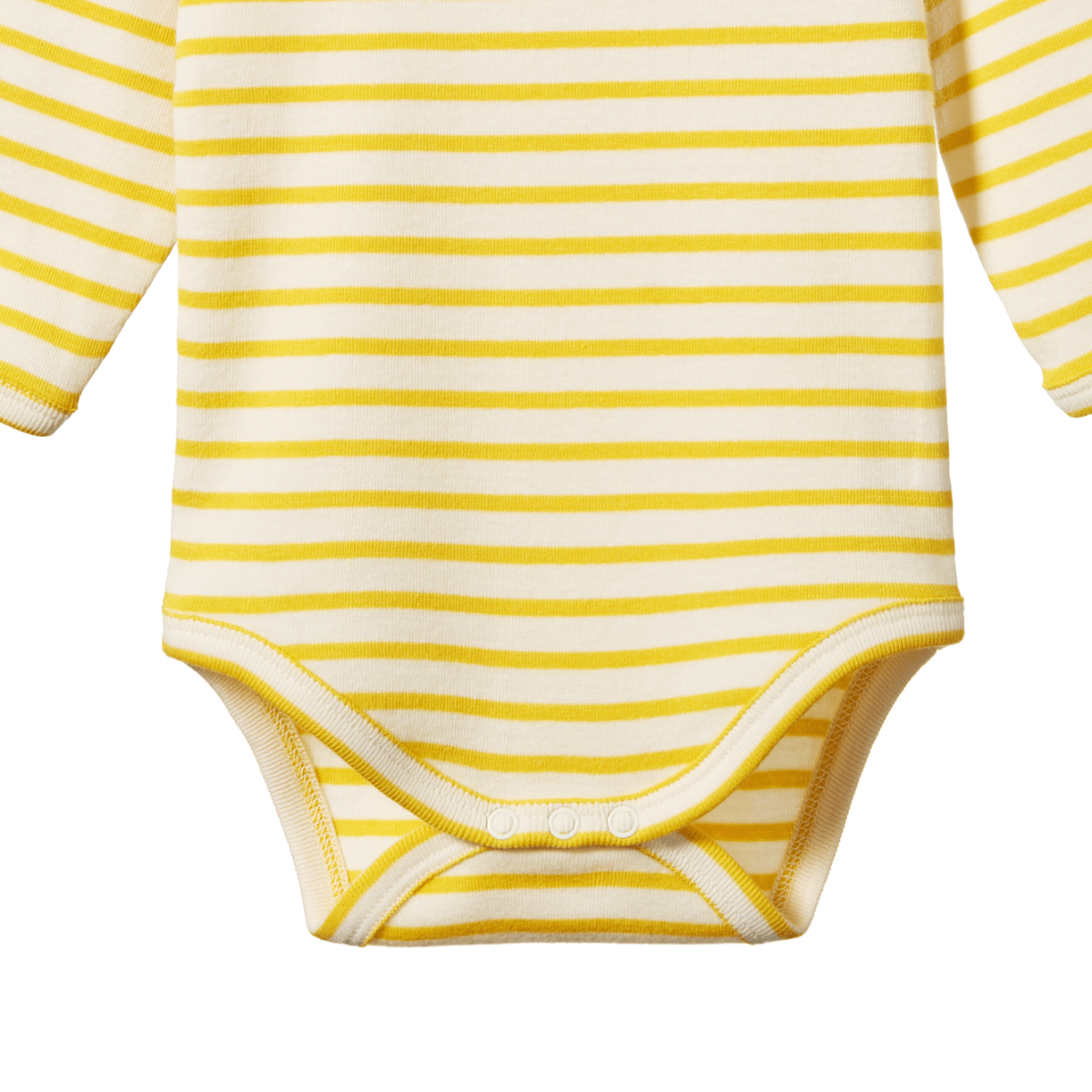 Nature Baby - Long Sleeve Bodysuit - Sunburst Sailor Stripe