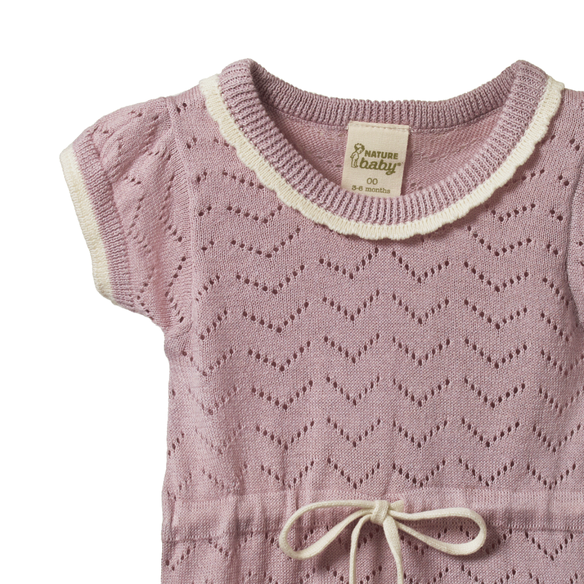 Nature Baby - Lottie Suit - Lilac Pointelle