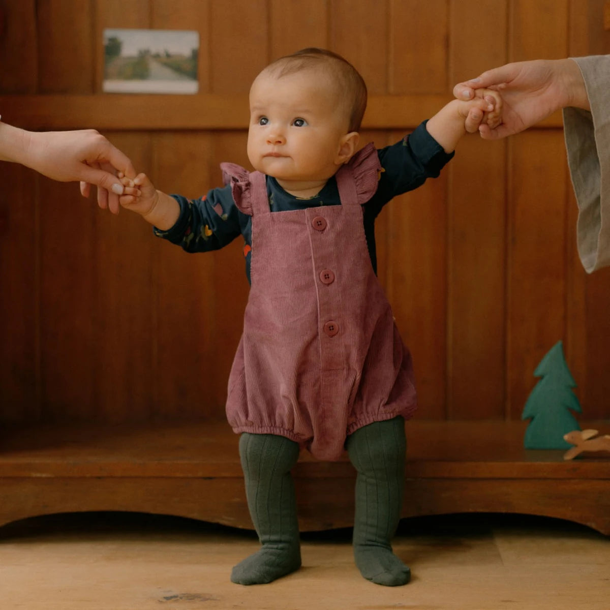 Nature Baby - Organic Cotton Tights - Thyme