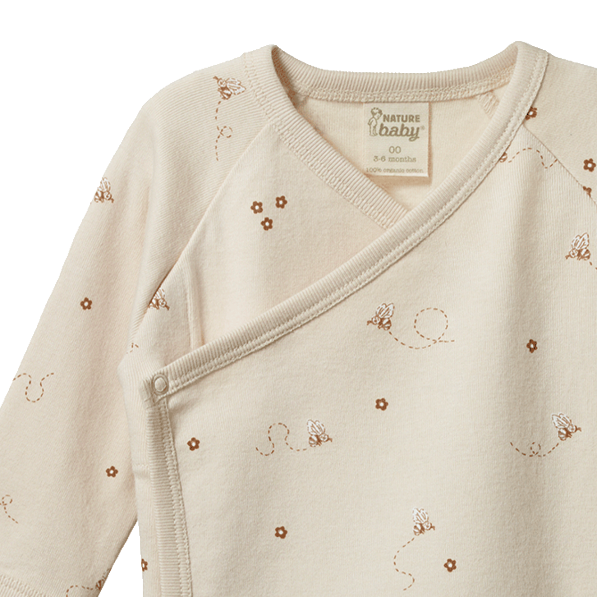 Nature Baby - Kimono Jacket - Bumble Bee Print