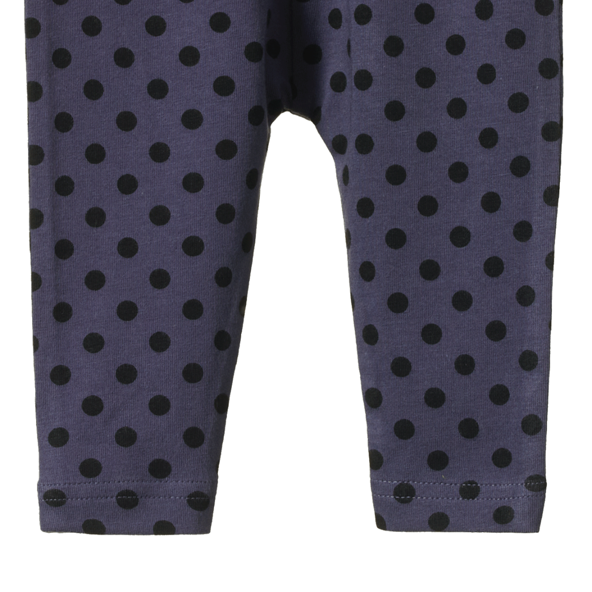 Nature Baby - Legging - Violet Polka Dot Print