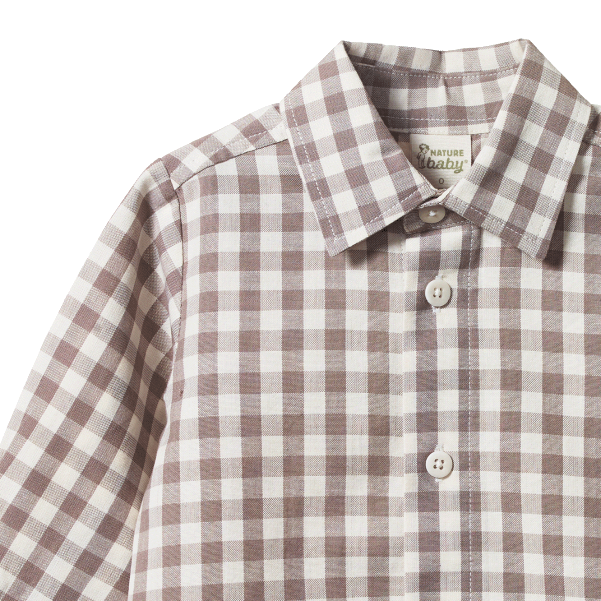 Nature Baby - Cub Check Ira Button Up