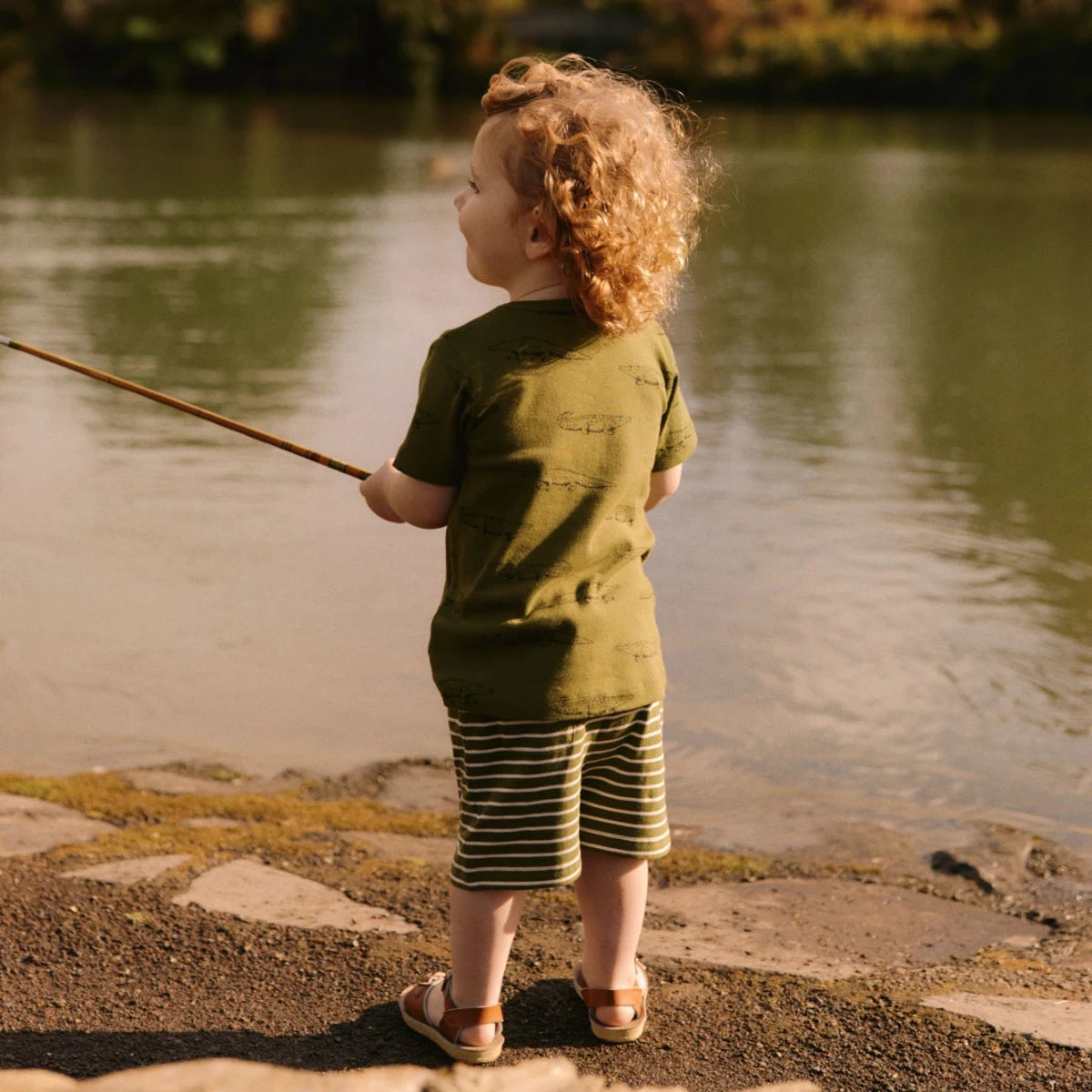 Nature Baby - Jimmy Shorts - Jungle Sailor Stripe