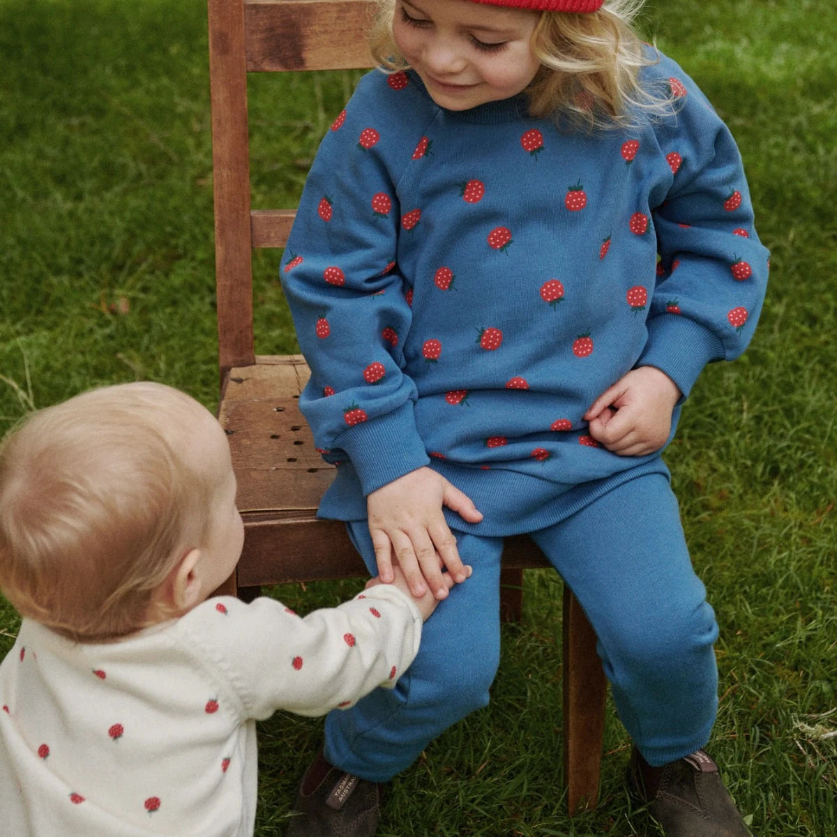 Nature Baby - Sunday Track Pants - Blue