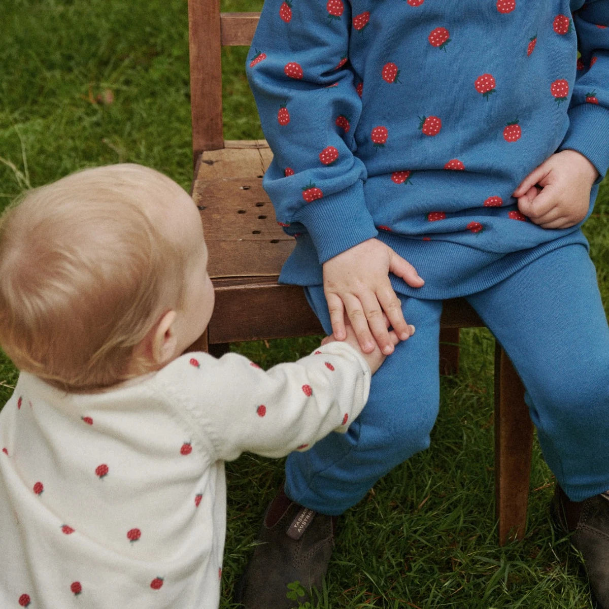Nature Baby - Piper Cardigan - Raspberry Print