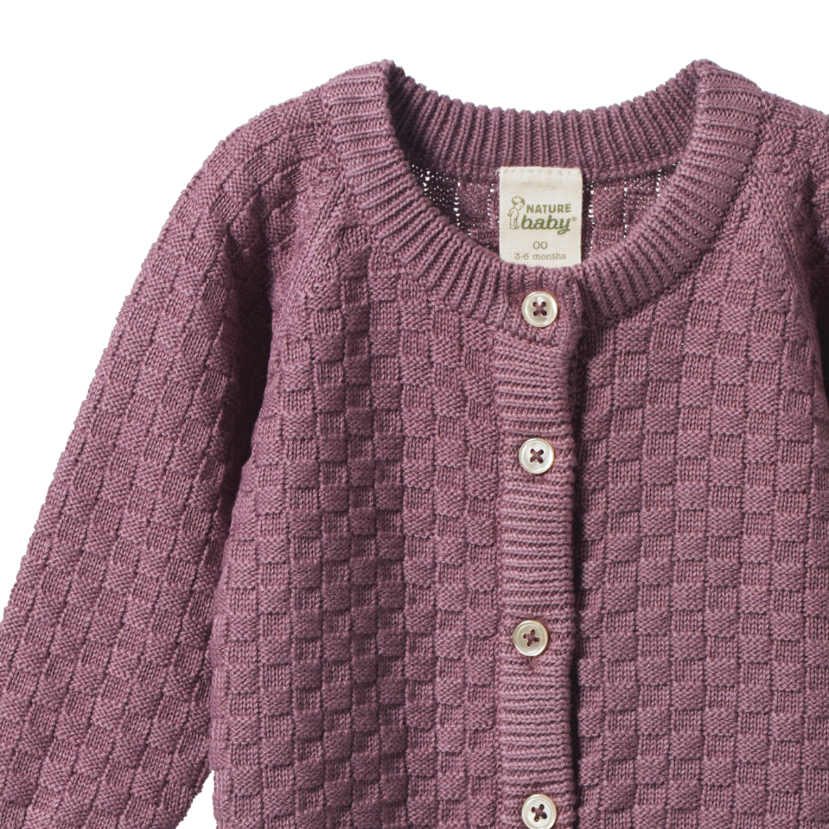 Nature Baby - Piper Cardigan - Twilight Basket Knit