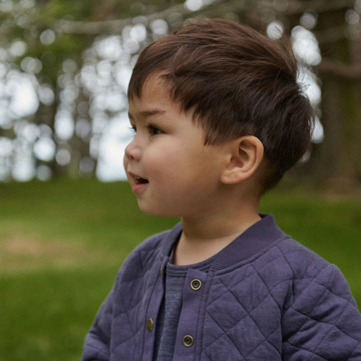 Nature Baby - Parker Quilted Jacket - Mulberry