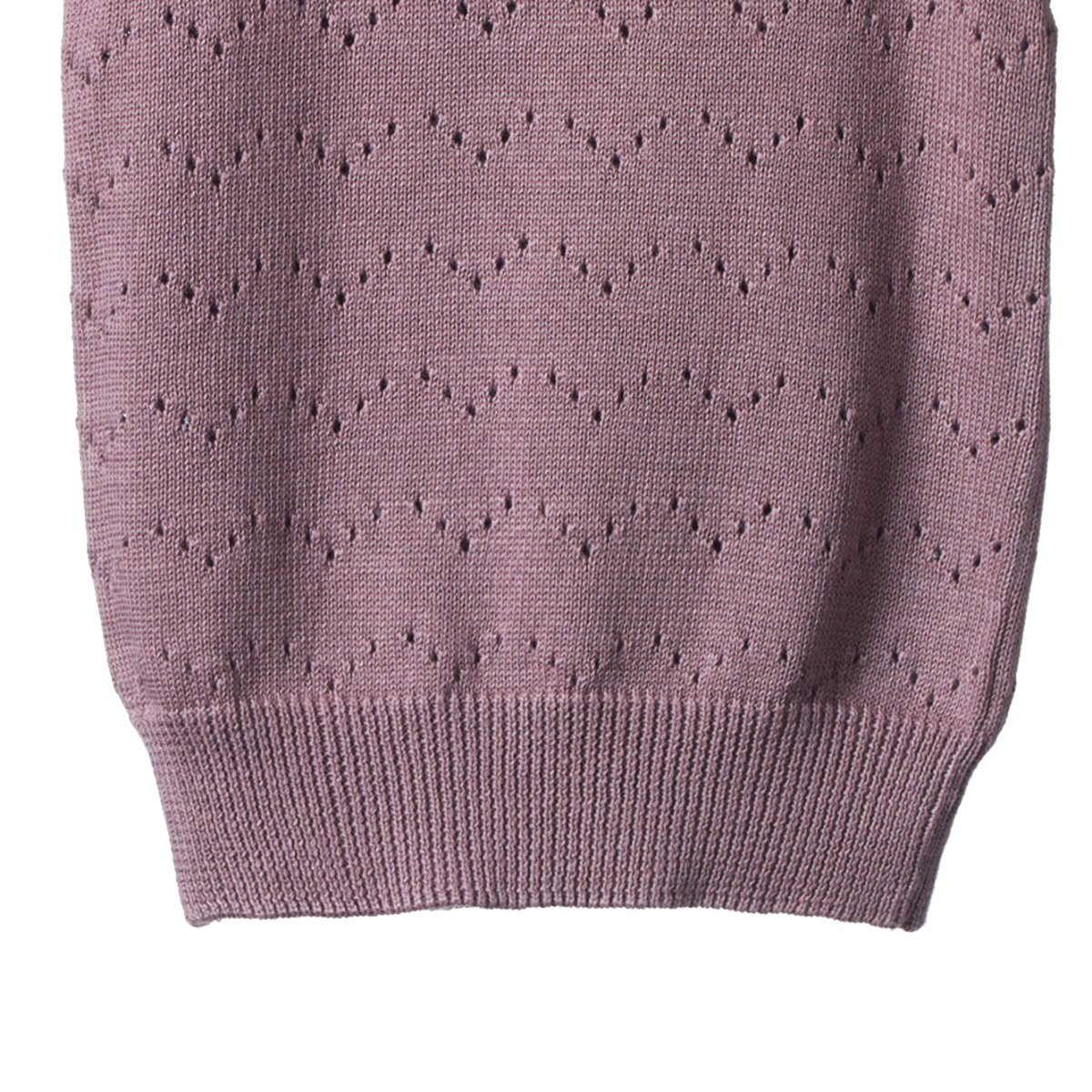 Nature Baby - Mathilde Vest - Twilight Pointelle