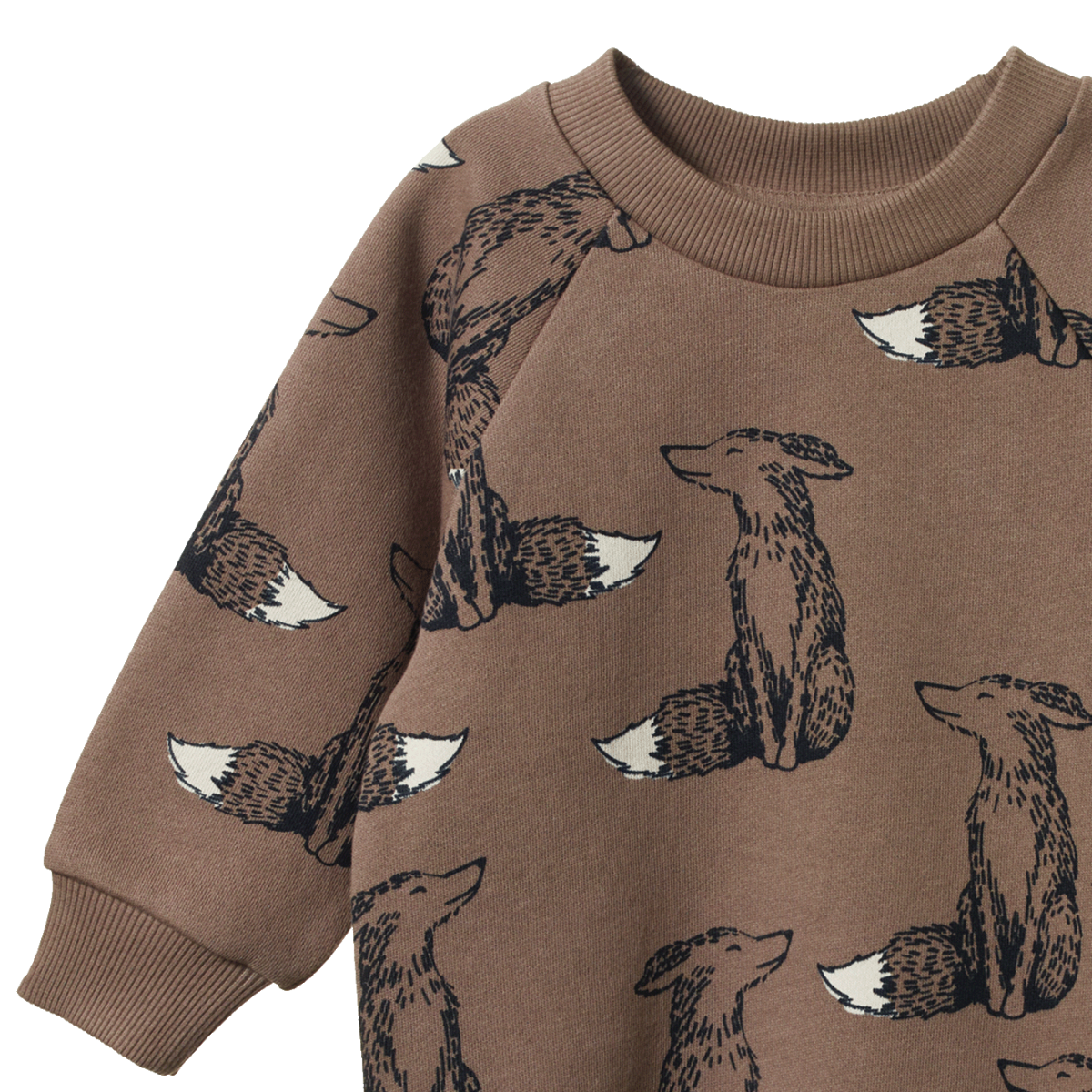 Nature Baby - Emerson Sweater - Foxy Cub Print