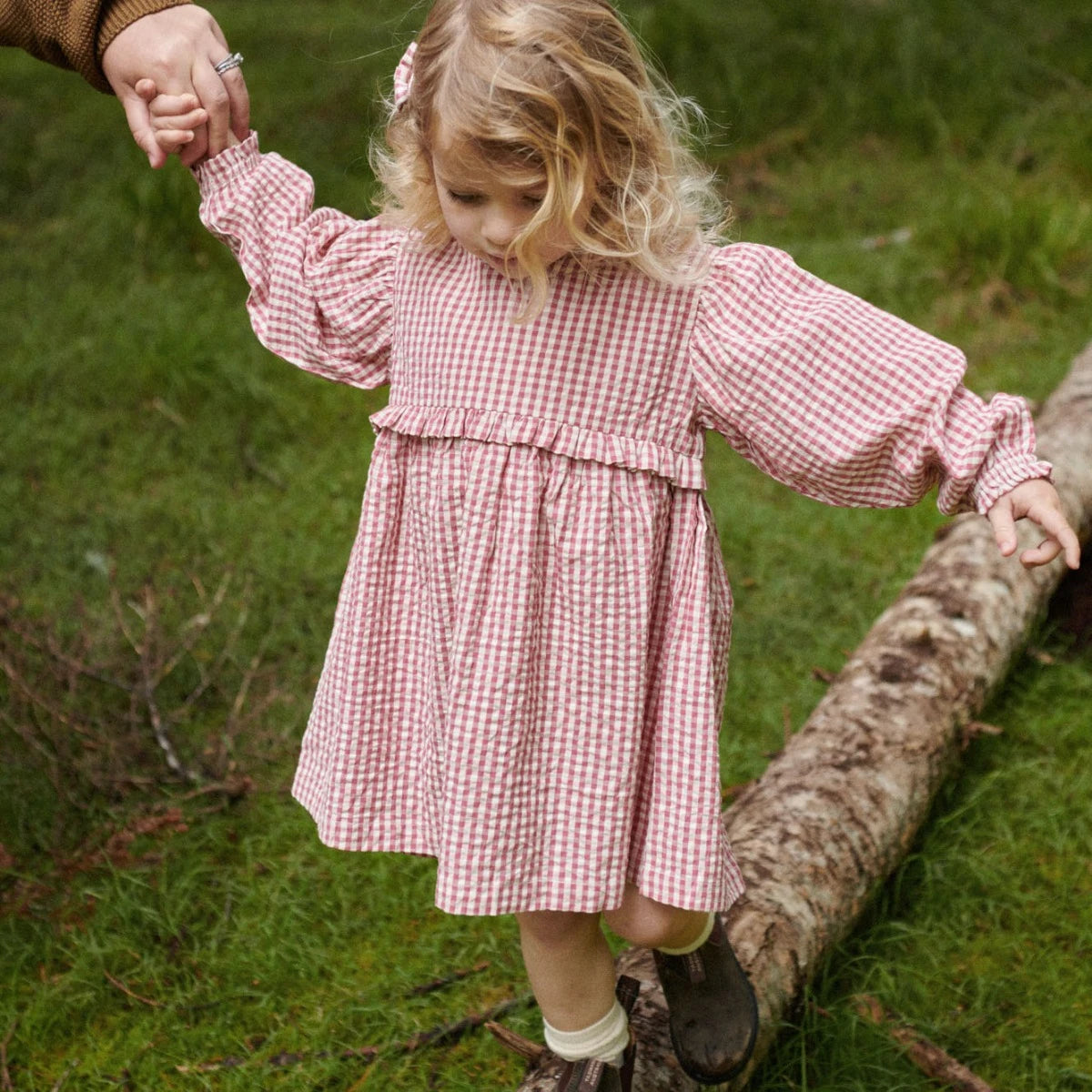 Nature Baby - Jam Check Nora Dress