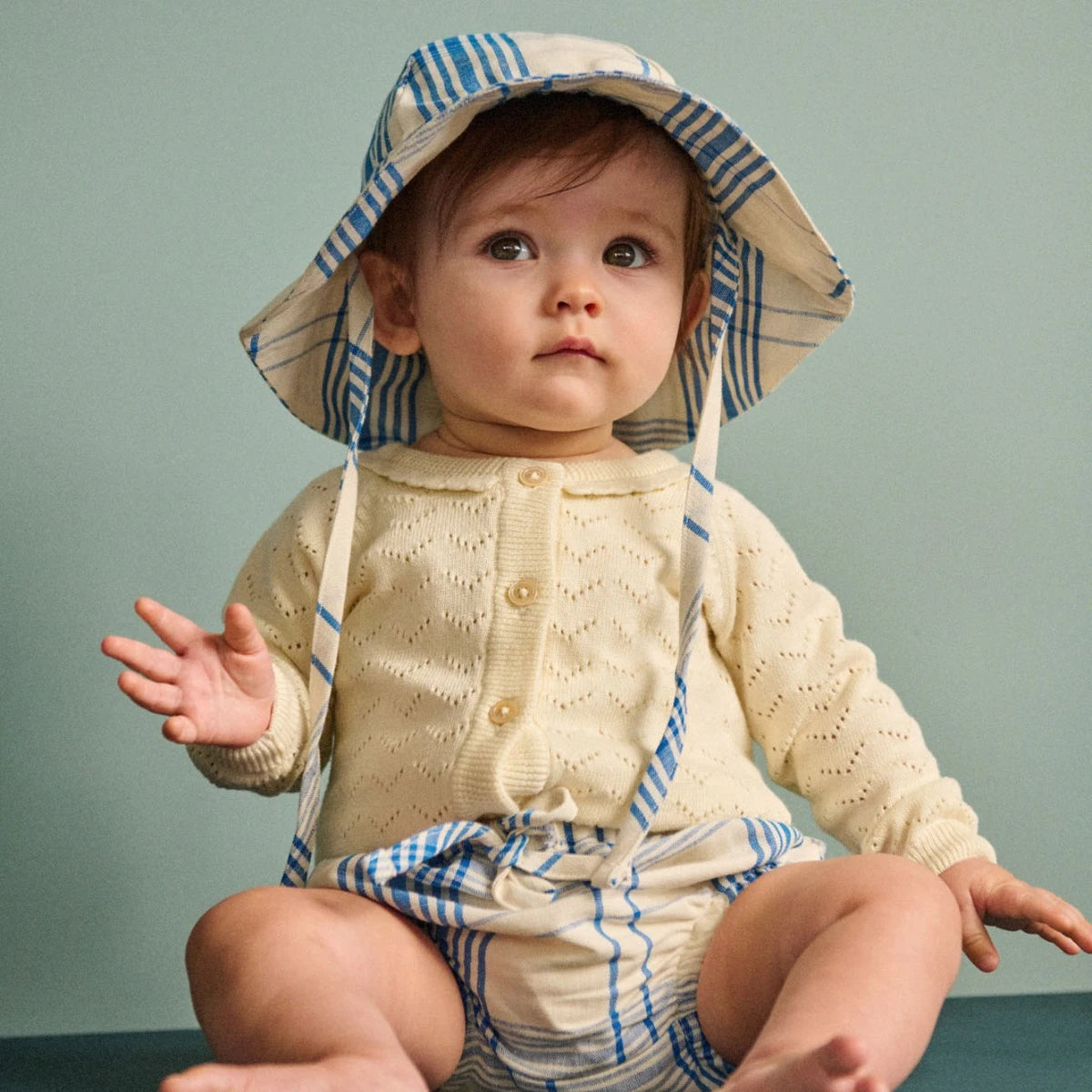 Nature Baby - Clyde Check Arie Linen Shorts