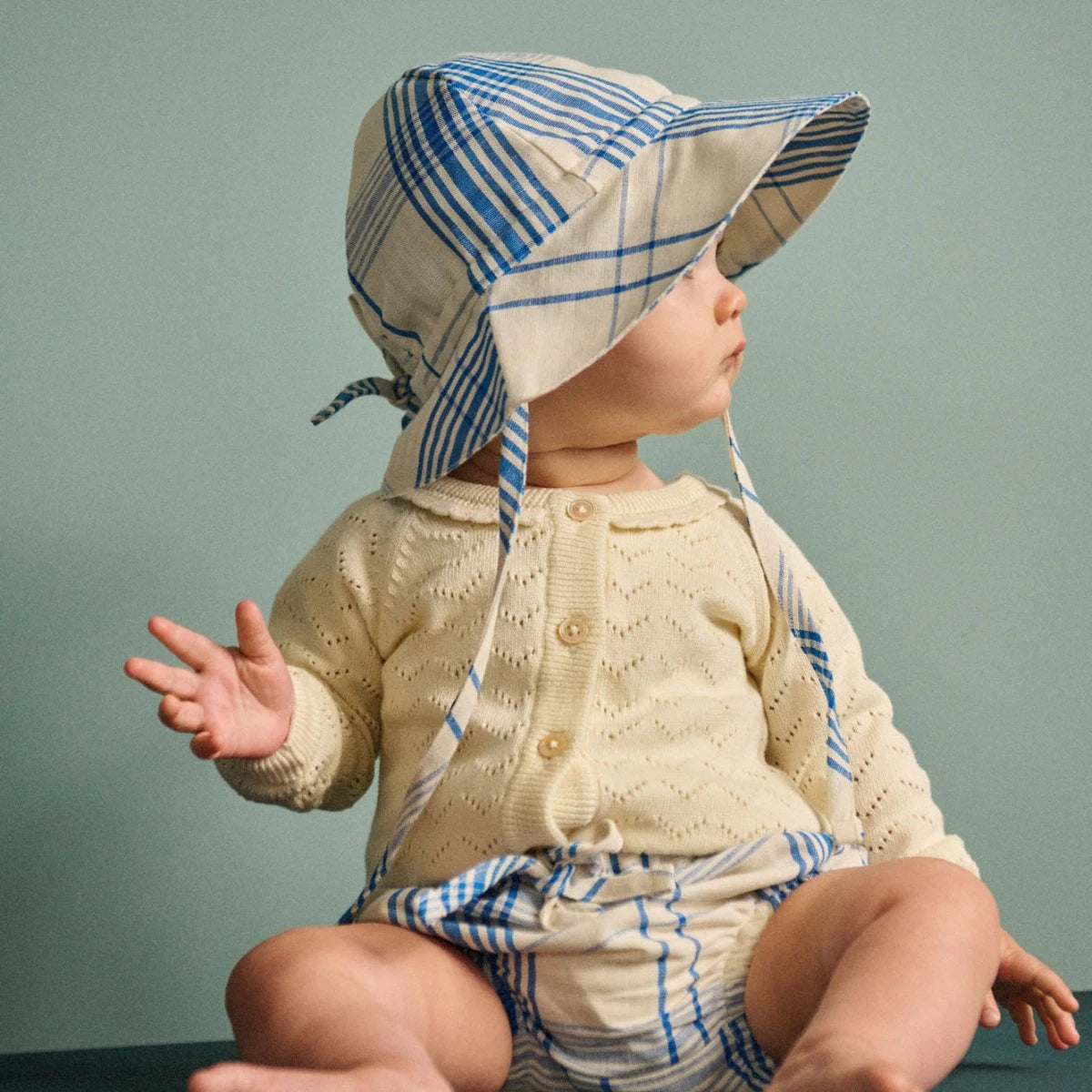 Nature Baby - Clyde Check Arie Linen Shorts