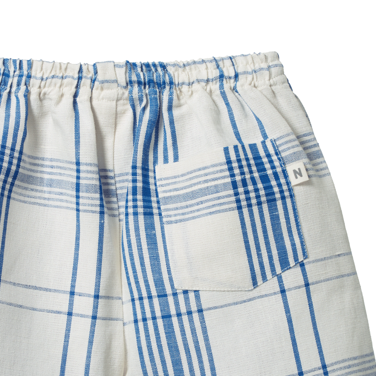 Nature Baby - Clyde Check Linen Rafferty Short