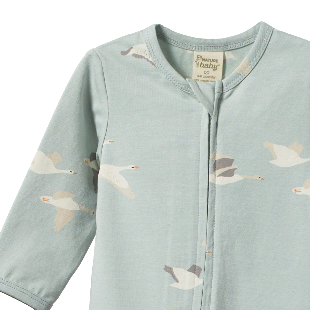 Nature Baby - Dreamlands Romper - Flying Geese Print