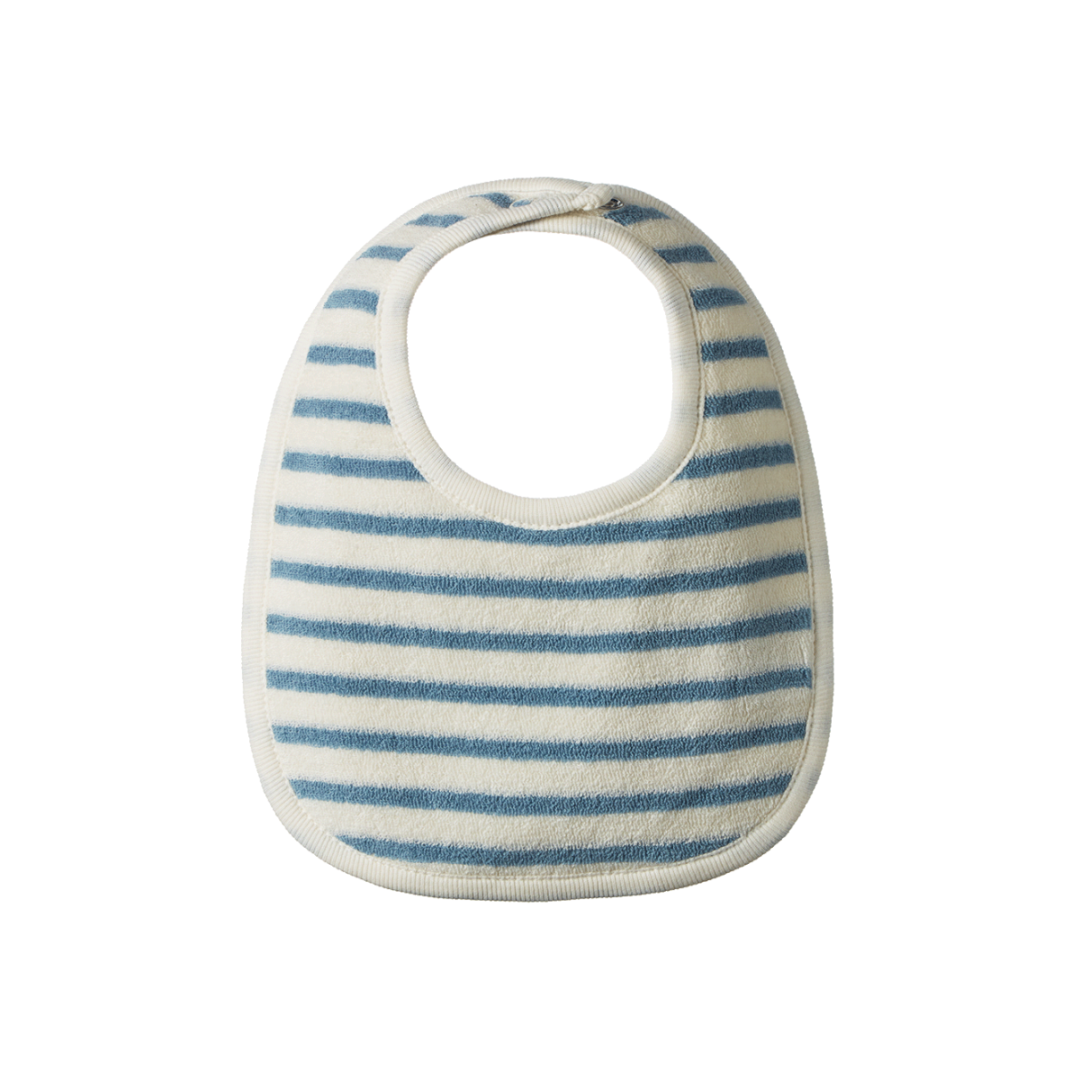 Nature Baby - Dribble Bib 3 Pack - Powder Blue/Natural