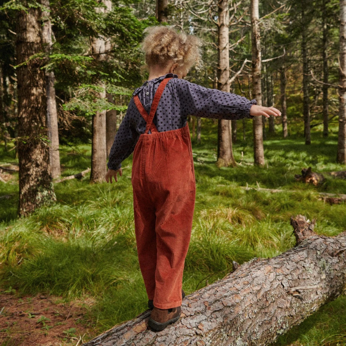 Nature Baby - Tallie Overalls - Spice