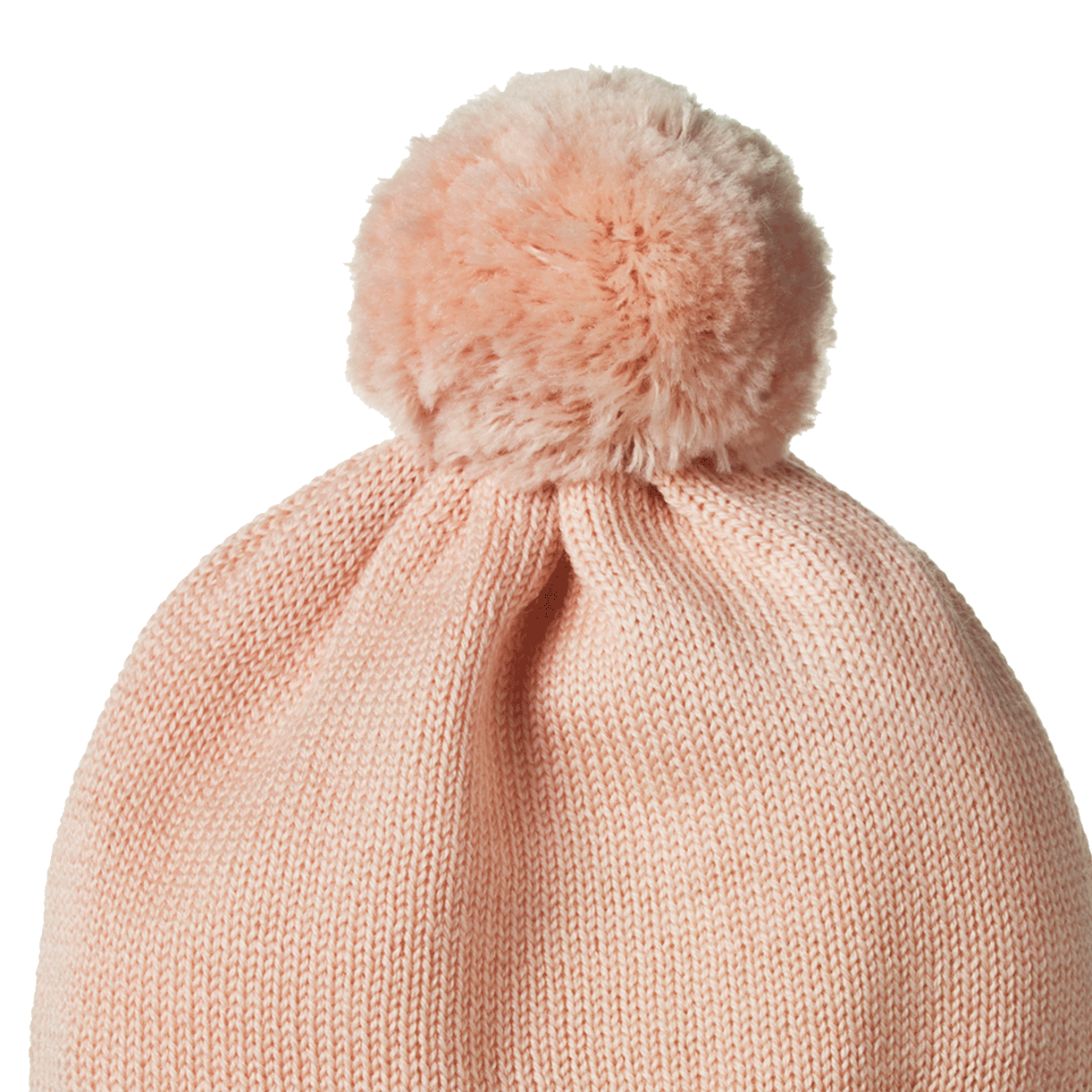 Nature Baby - Alpine Pom Pom Beanie - Rose Dust