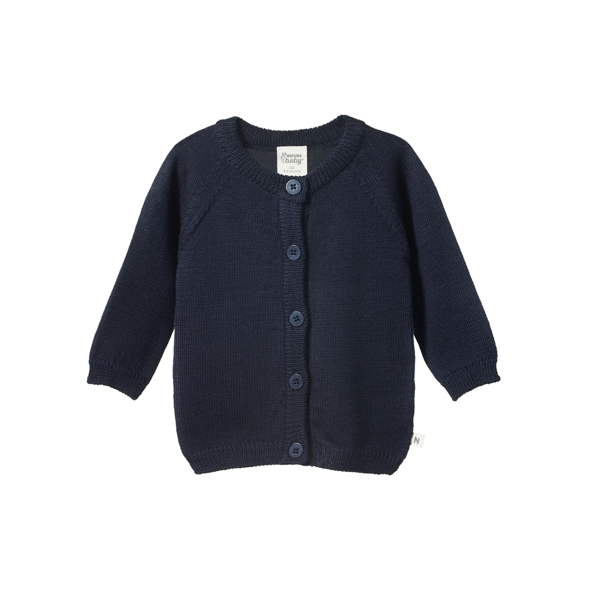 Nature Baby - Merino Knit Cardigan - Navy
