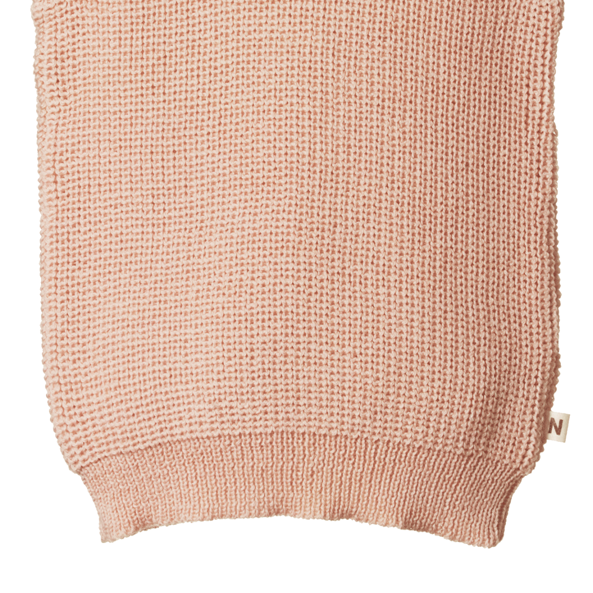 Nature Baby - Chunky Knit Merino Vest - Rose Dust