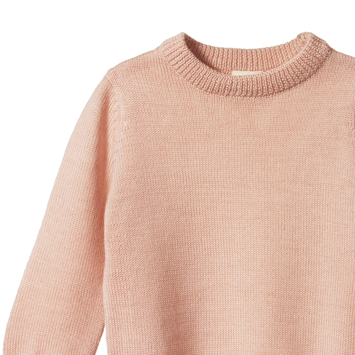 Nature Baby - Merino Knit Pullover - Rose Dust