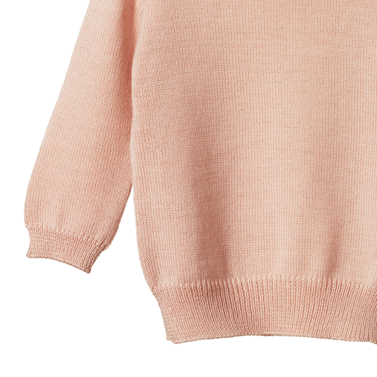 Nature Baby - Merino Knit Pullover - Rose Dust