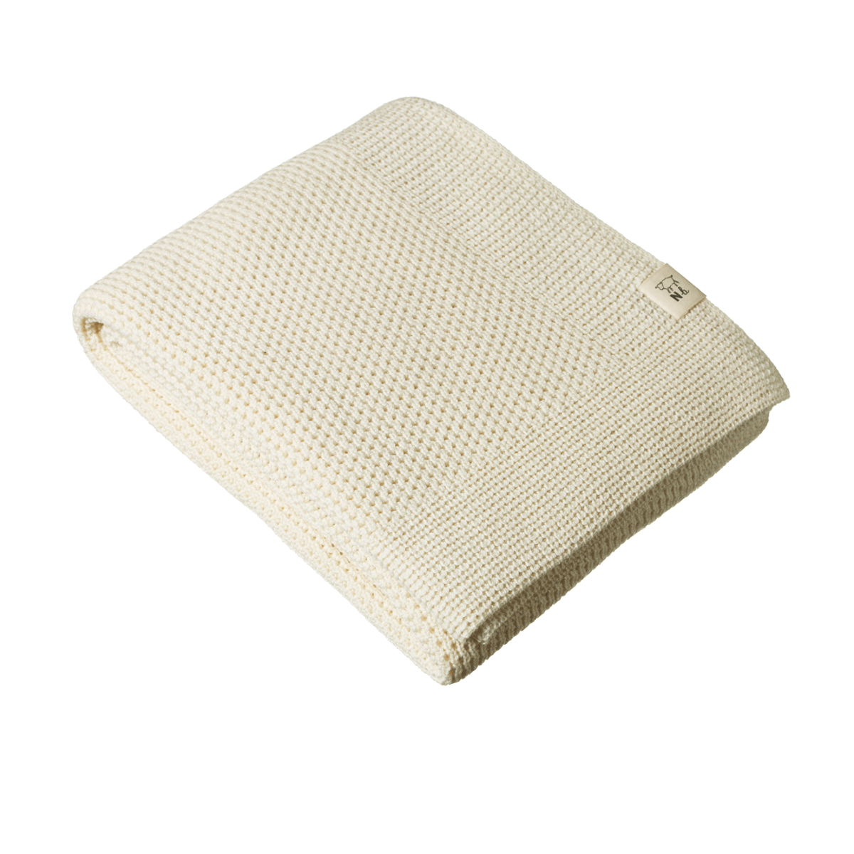 Nature Baby - Merino Knit Blanket - Natural - Cot