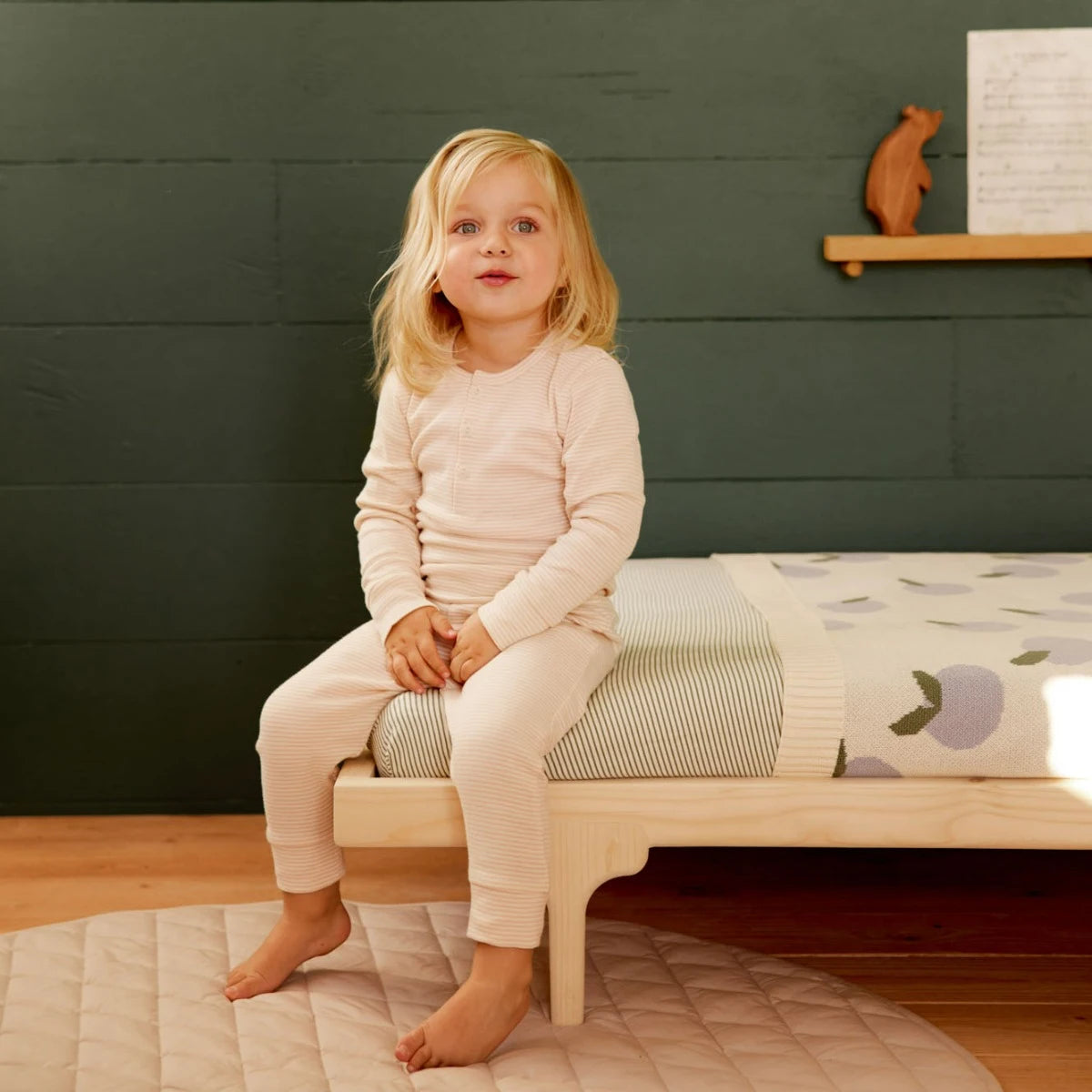 Nature Baby - Quilted Play Mat - Feather